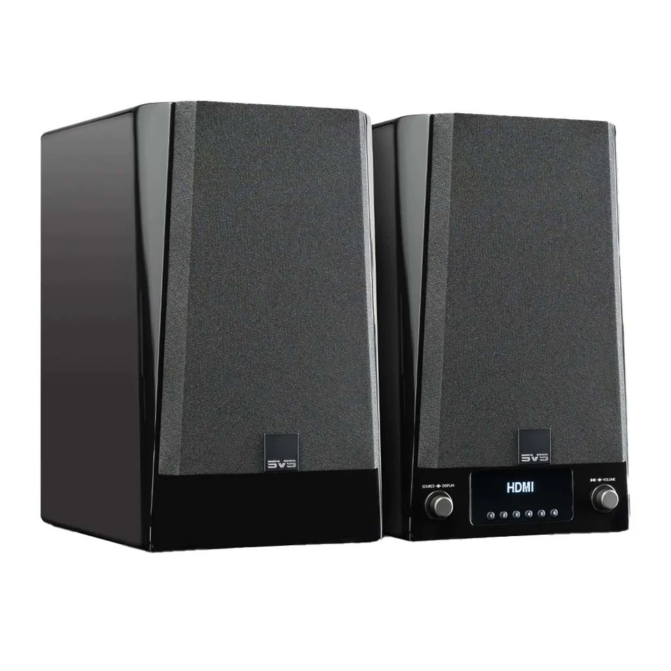 SVS Prime Wireless Pro Speaker Pair - Piano Gloss Black